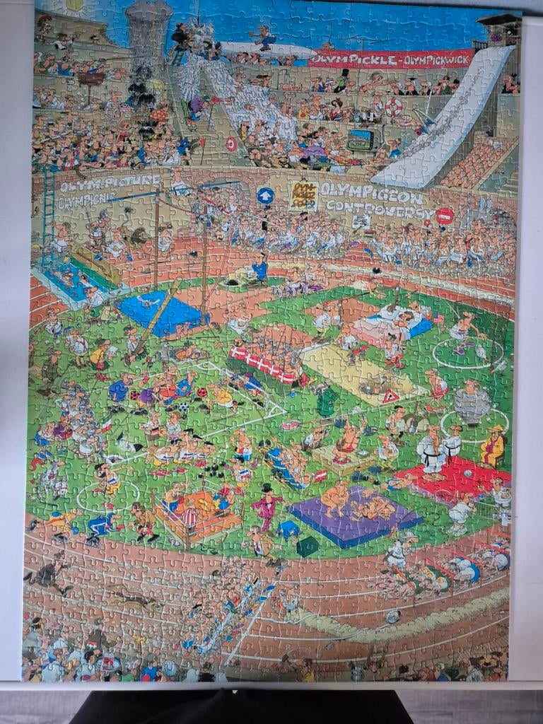 Olympics van Jan van Haasteren, Ophalen of Verzenden, 500 t/m 1500 stukjes, Gebruikt