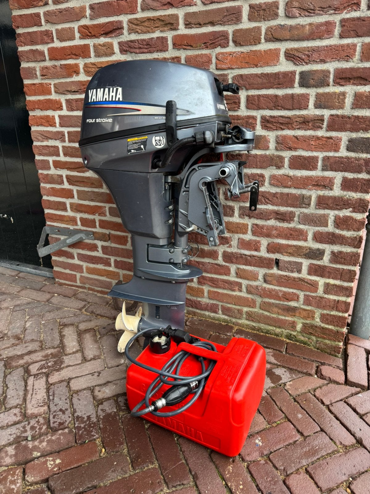 Hele nette Yamaha 6pk 4takt kortstaart buitenboordmotor, Ophalen, Zo goed als nieuw, Benzine, 5 tot 10 pk