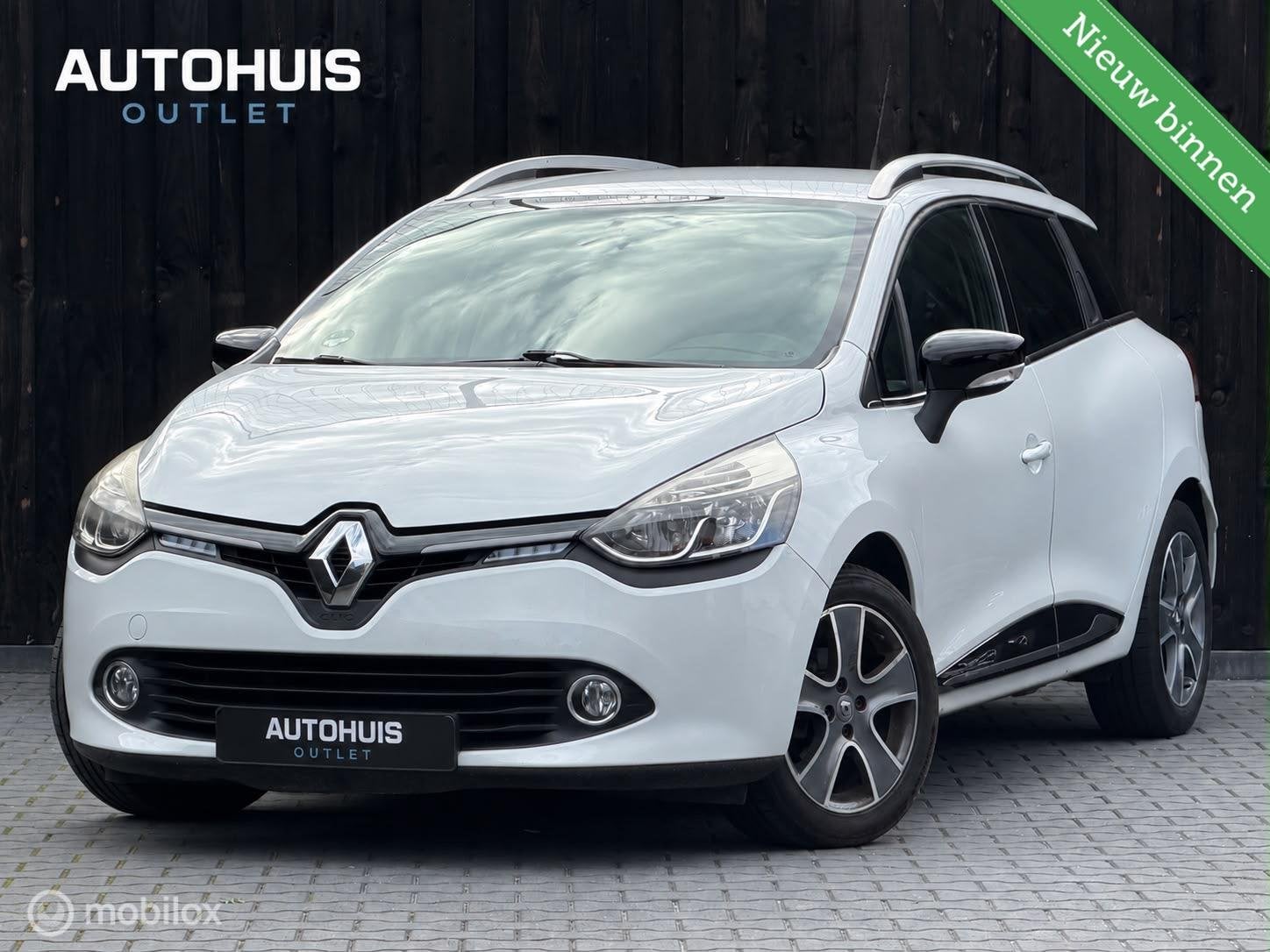 Renault Clio Estate 0.9 TCe 1e eigenaar NWE ketting, Auto's, Voorwielaandrijving, Verwarmde buitenspiegels, Wit, Origineel Nederlands