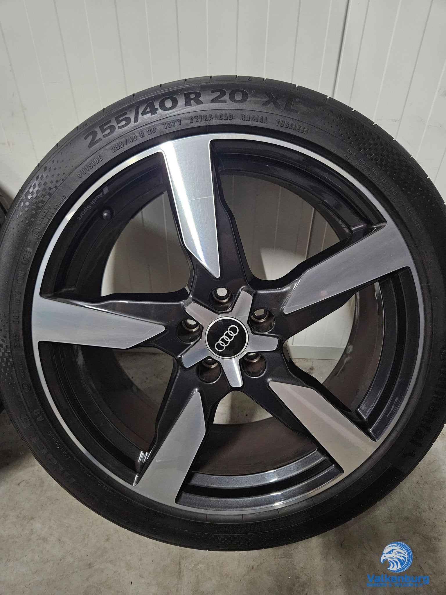 6-7mm! Originele Audi Q3 83A Audi Sport Polygon 20 inch zwar, Gebruikt, 255 mm, -, -