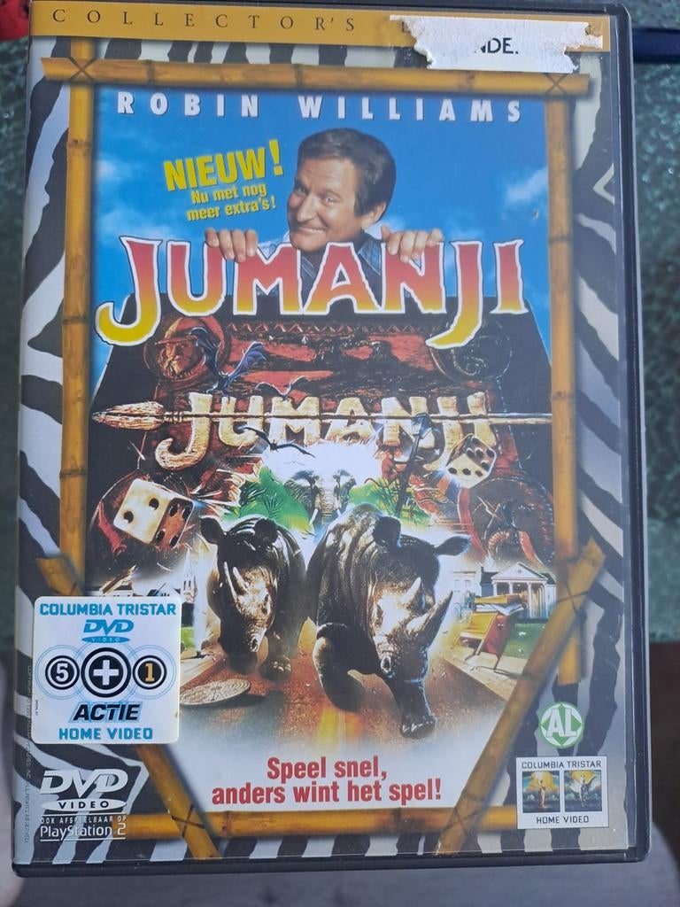 Jumanji (dvd), Alle leeftijden, Ophalen of Verzenden, Zo goed als nieuw
