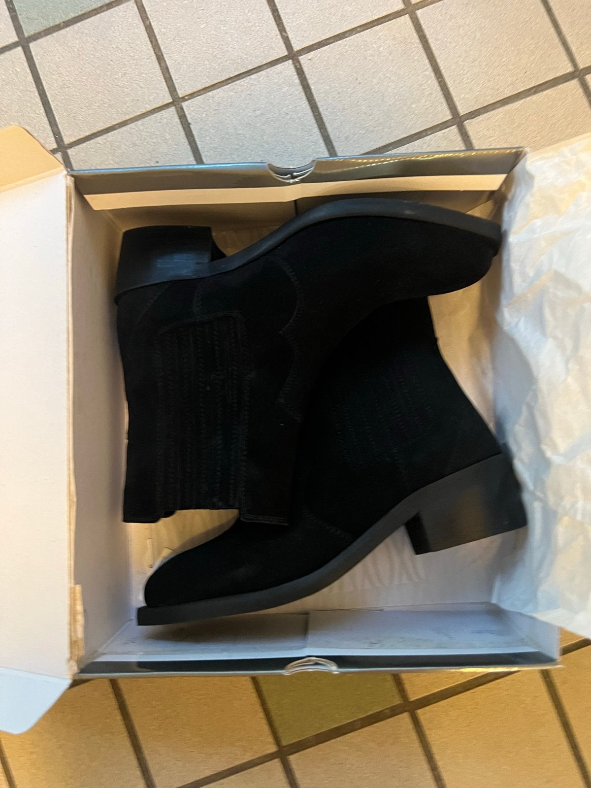 Nieuwe OXMOX zwarte suède enkellaarzen maat 39, Kleding | Dames, Schoenen, Ophalen of Verzenden, Nieuw, Zwart, Lage of Enkellaarzen