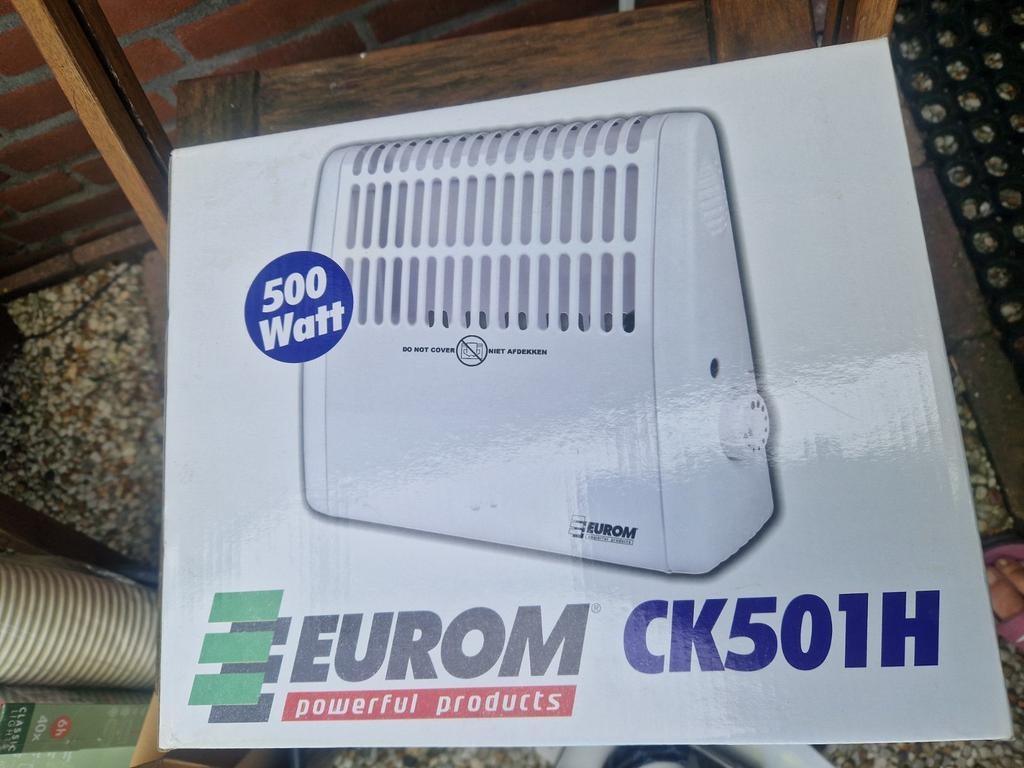 Eurom CK501H Vorstbeveiliger / Kachel 500 Watt, Minder dan 30 cm, Minder dan 60 cm, Ophalen of Verzenden, 200 tot 500 watt