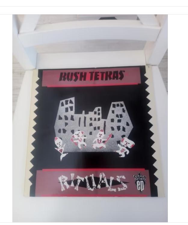 original EP-bush tetras-rituals uit 1981, Overige genres, Ophalen of Verzenden, Zo goed als nieuw, 12 inch