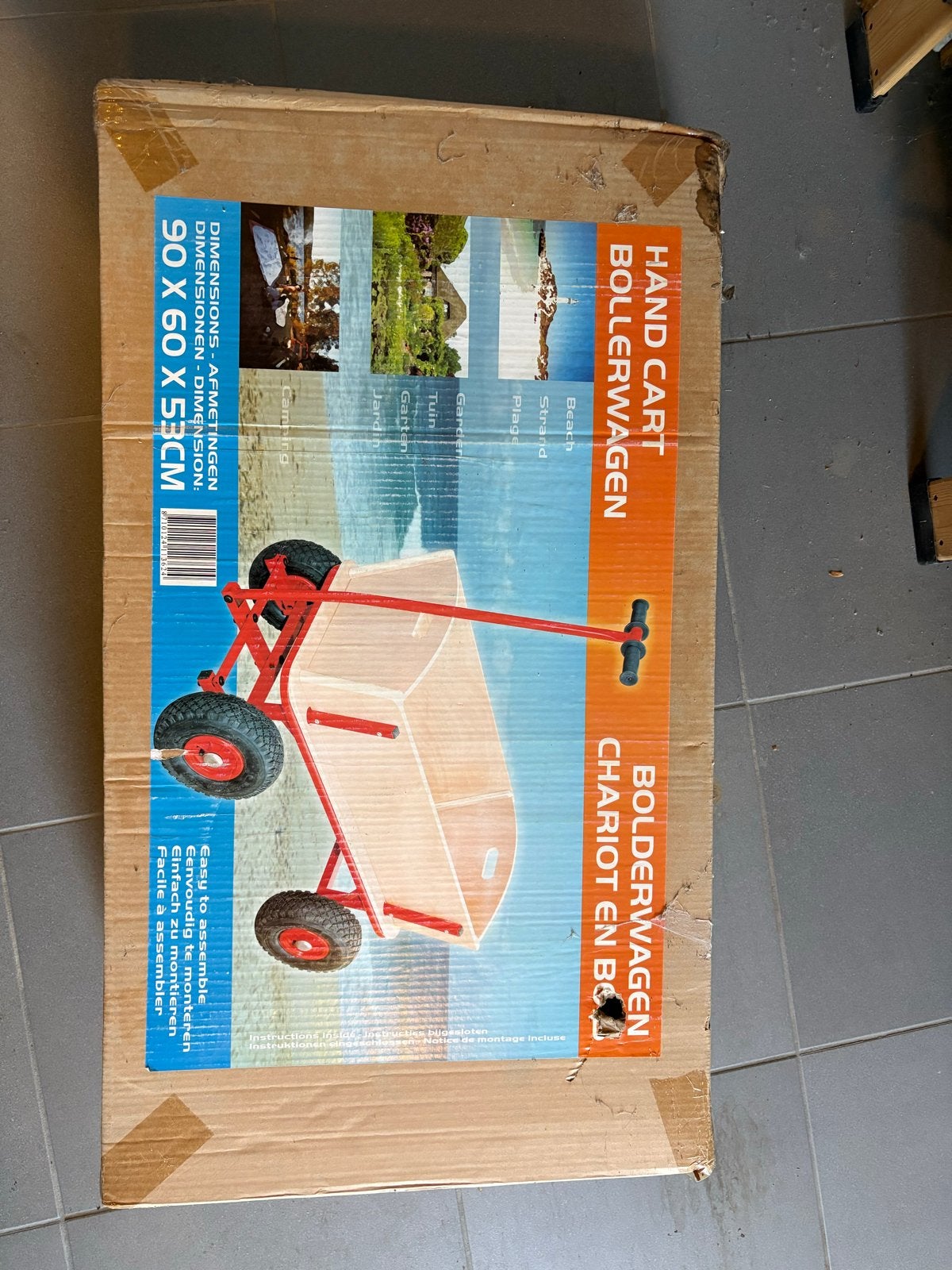 Nieuwe bolderwagen - Handige transportkar voor buiten, Ophalen, Nieuw