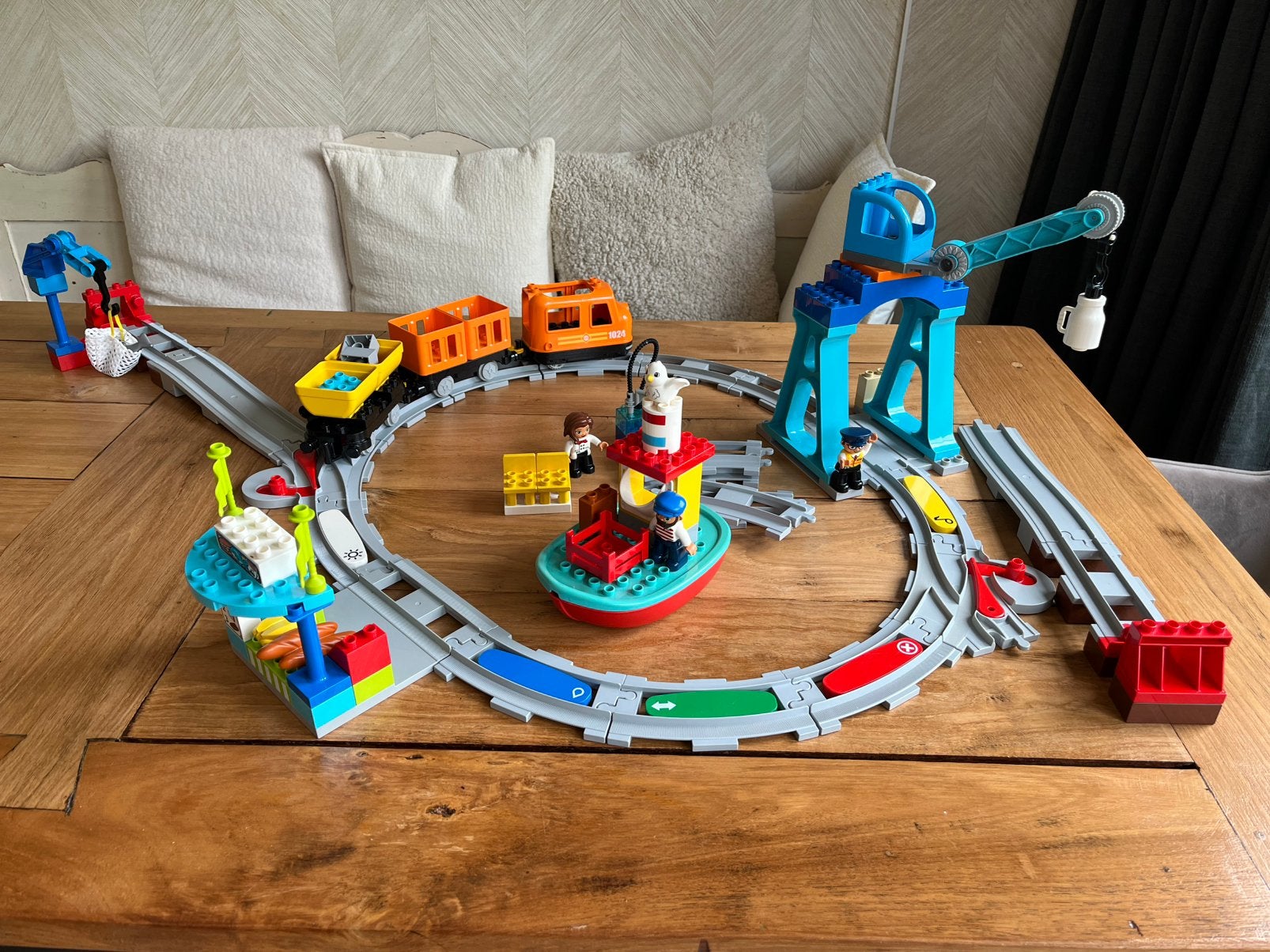 Duplo electrische goederentrein 10875, Ophalen, Gebruikt, Duplo