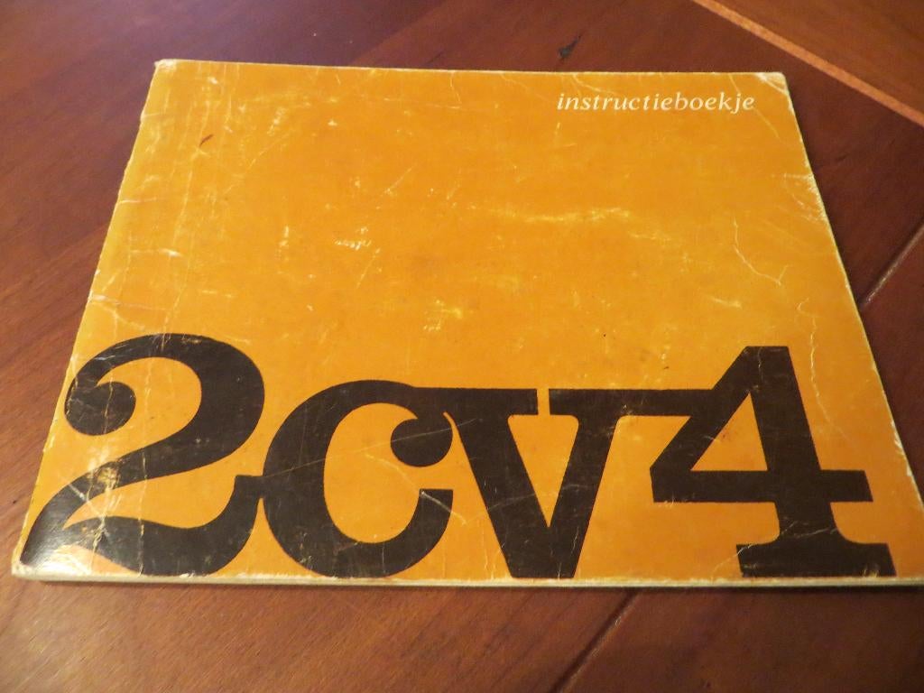 Instructieboek Citroen 2CV4 mei 1970, mooie staat!, Ophalen of Verzenden
