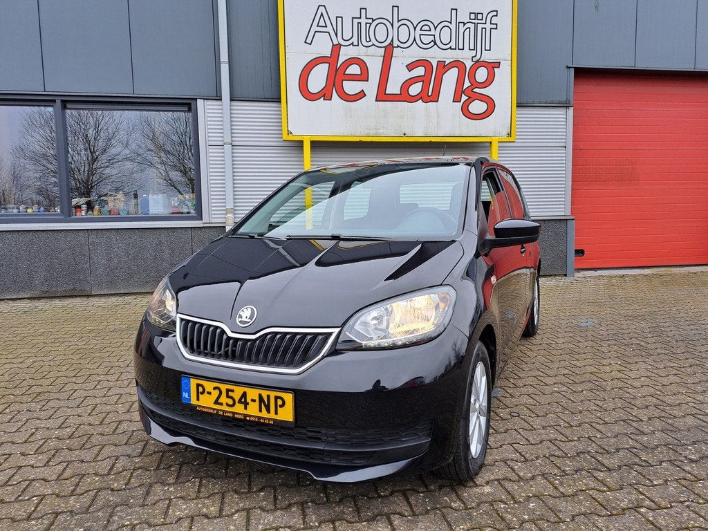 Skoda CITIGO 1.0 Greentech Ambition 5drs.mooie auto nw APK w, Voorwielaandrijving, Stof, Gebruikt, Euro 6
