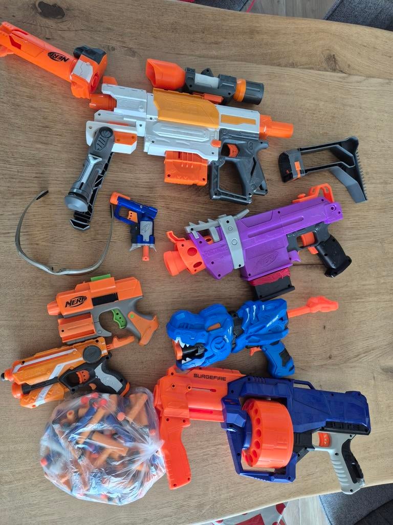 nerf pakket, Ophalen of Verzenden, Zo goed als nieuw
