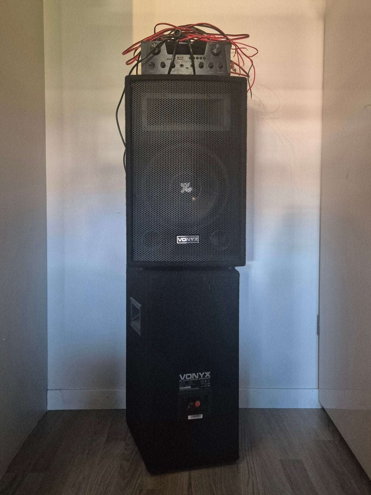 Vonyx Speakerset met Versterker!, Ophalen, Nieuw, 1000 watt of meer, P.A.