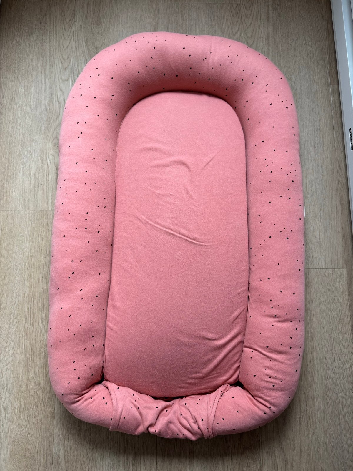 Little Indians Babynest Dots Junior 85x50cm Terracotta/Zwart, Kinderen en Baby's, Ophalen, Gebruikt, Overige typen