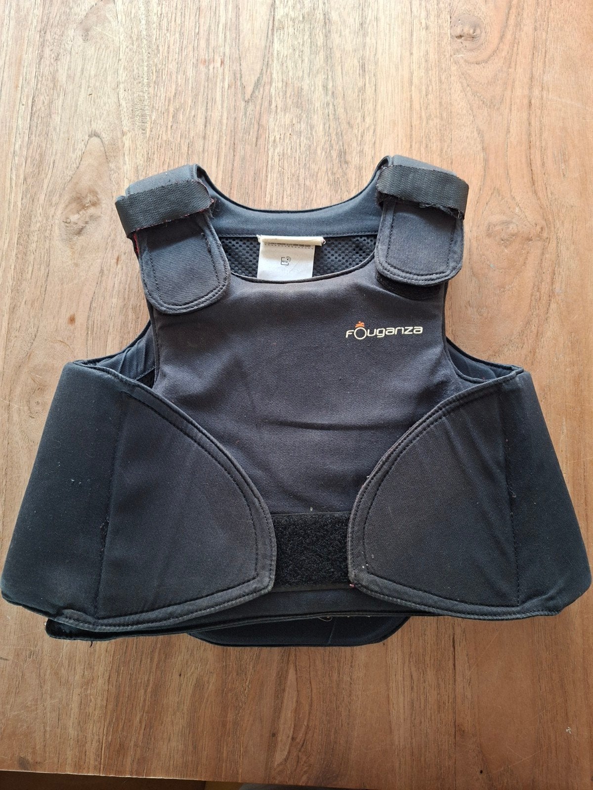 Fouganza bodyprotector en cap, Dieren en Toebehoren, Paardrijkleding, Ophalen, Gebruikt, Bovenkleding