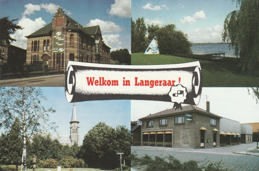 LANGERAAR Meubelzaak P. Den Haan Reclamekaart, Verzenden, 1960 tot 1980, Ongelopen, Zuid-Holland