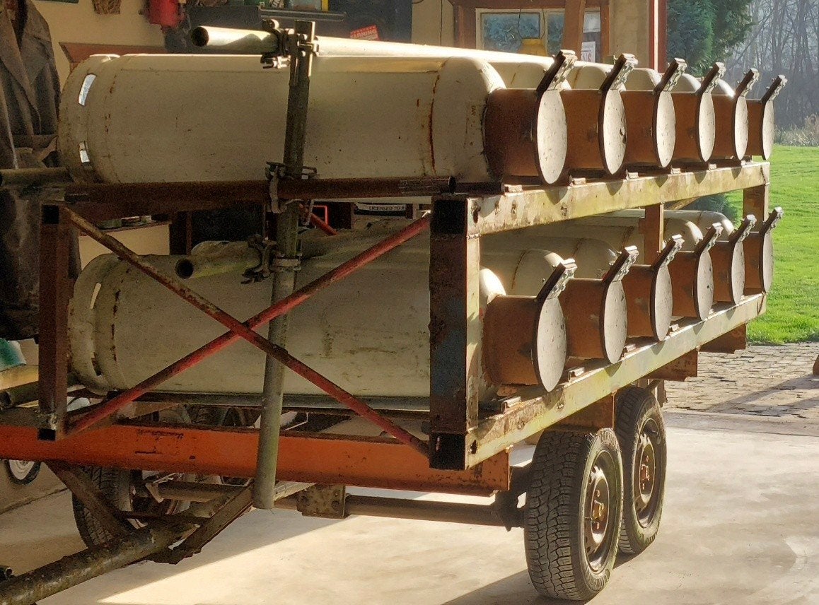 carbidbus 12x , carbid bus, carbid op wielen, Ophalen, Zo goed als nieuw, Overige typen, Overige