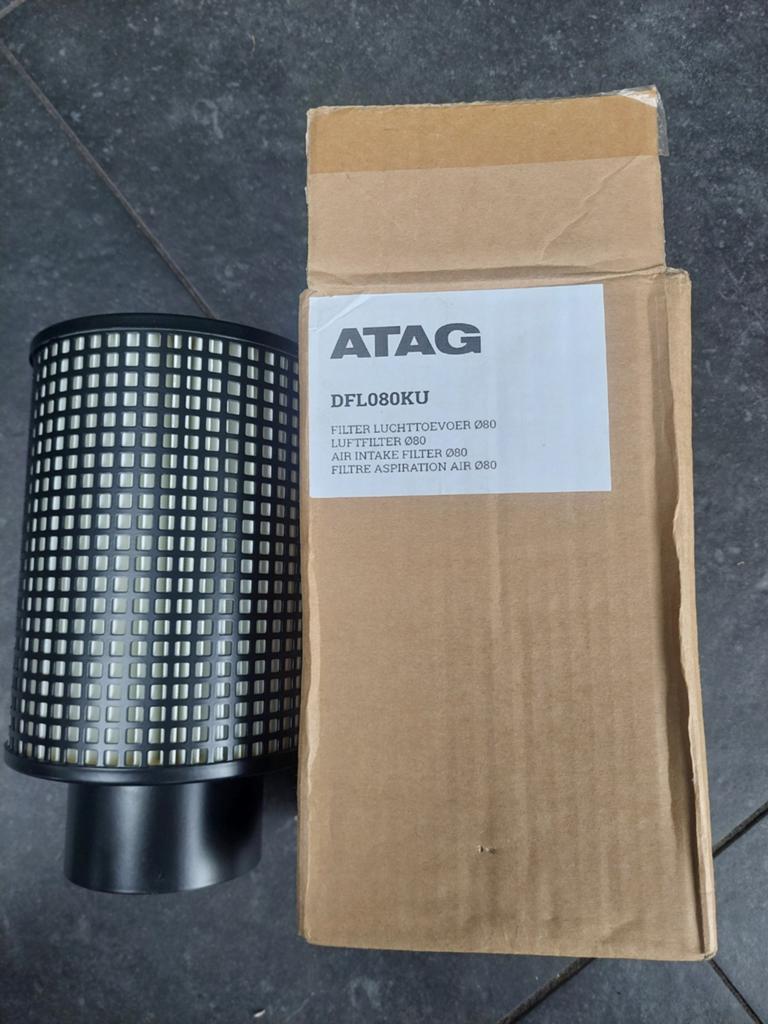ATAG Luchttoevoerfilter DFL080KU Ø80, Ophalen of Verzenden, Nieuw, Universele onderdelen