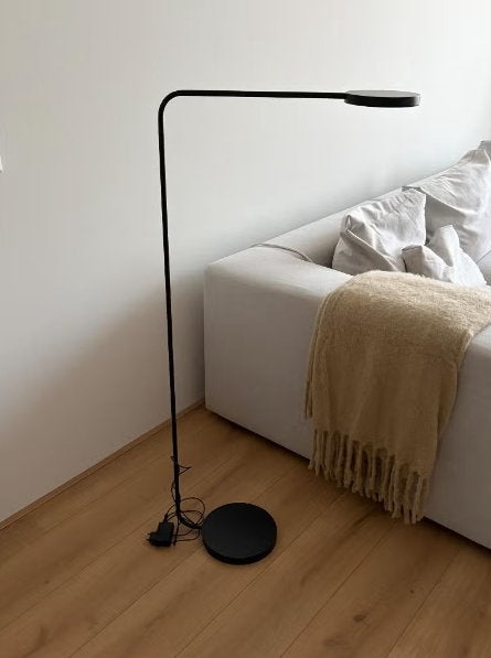 IKEA x HAY YPPERLIG vloerlamp zwart - designlamp, Ophalen, Design, Zo goed als nieuw, Metaal