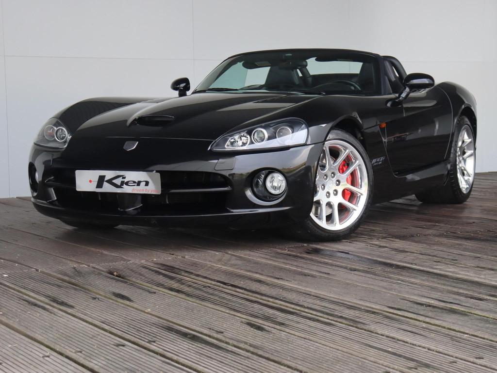 Dodge Viper srt-10 | Unieke auto | Airco | V10, Auto's, Zwart, Cabriolet, Zwart, Bedrijf