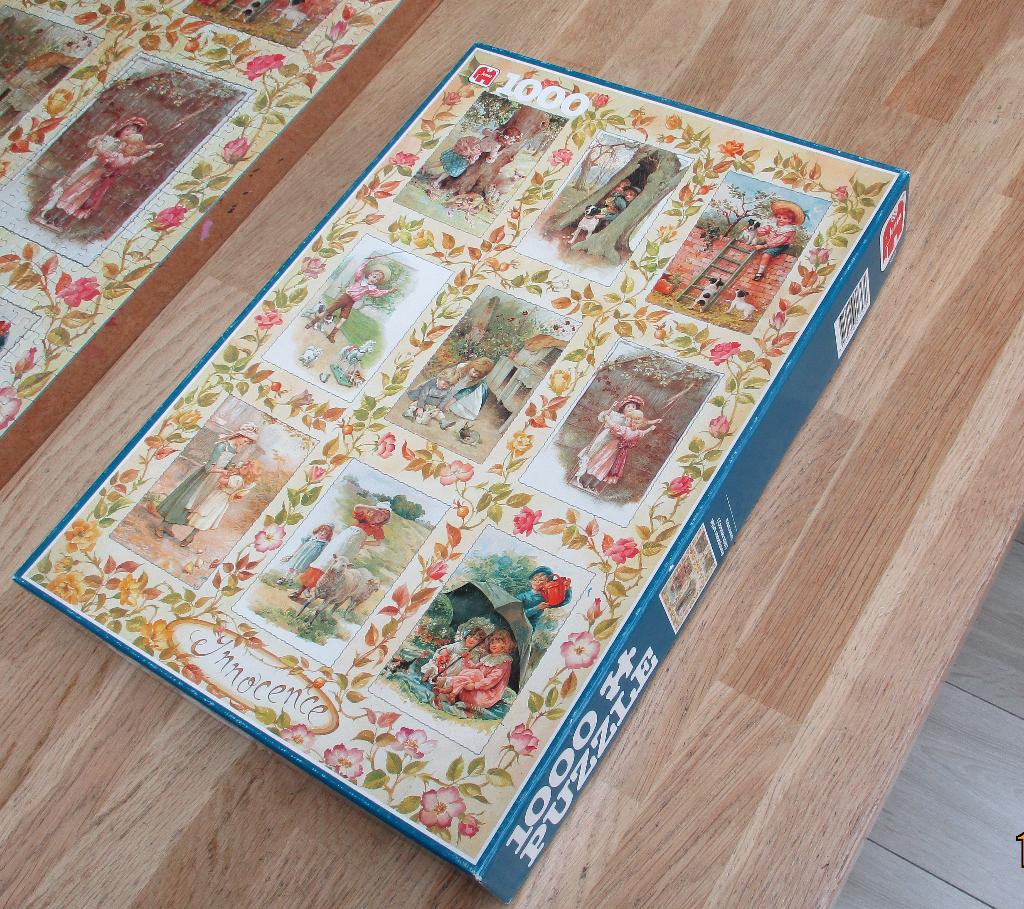 puzzel JUMBO 1000 stukjes nostalgische afbeeldingen, Ophalen of Verzenden, 500 t/m 1500 stukjes, Zo goed als nieuw