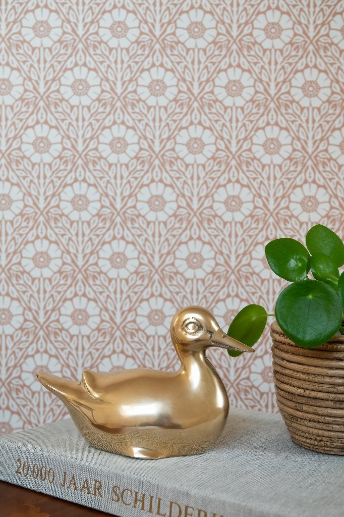 Vintage messing eend babykamer kinderkamer, Antiek en Kunst, Ophalen of Verzenden