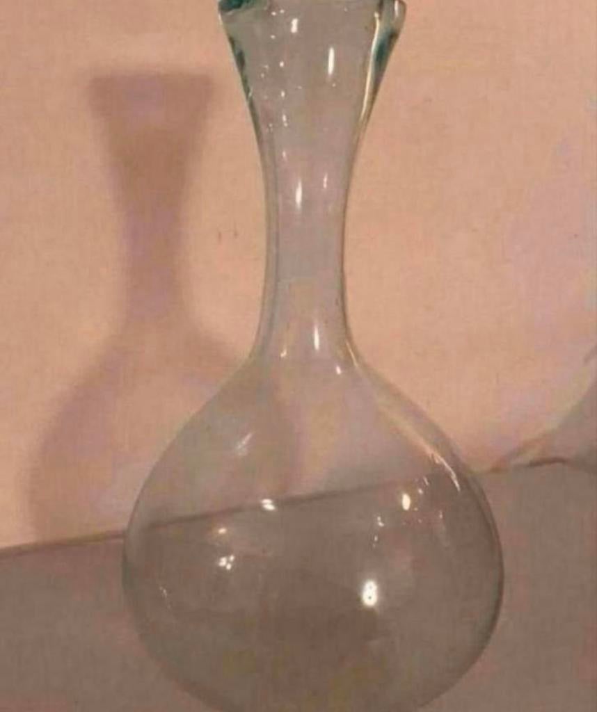 Grote bol-vaas, Ophalen, Overige kleuren, Glas, Minder dan 50 cm