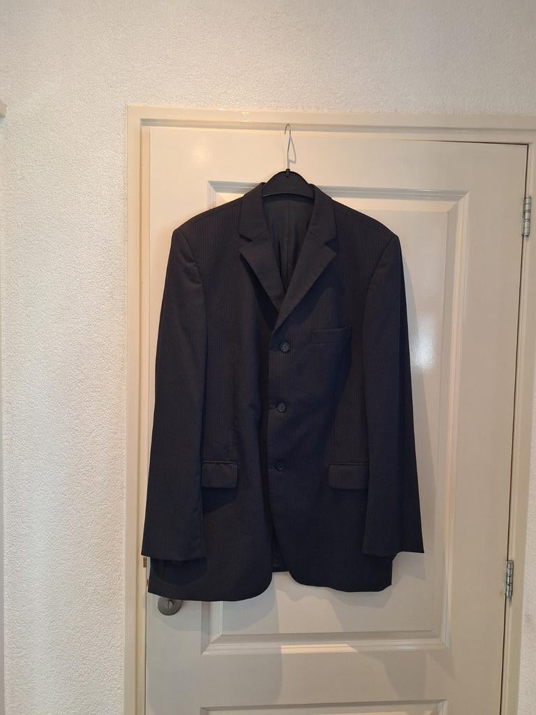 Nette heren pak merk WE maat 54, Ophalen of Verzenden, Zo goed als nieuw, Maat 52/54 (L), Blauw