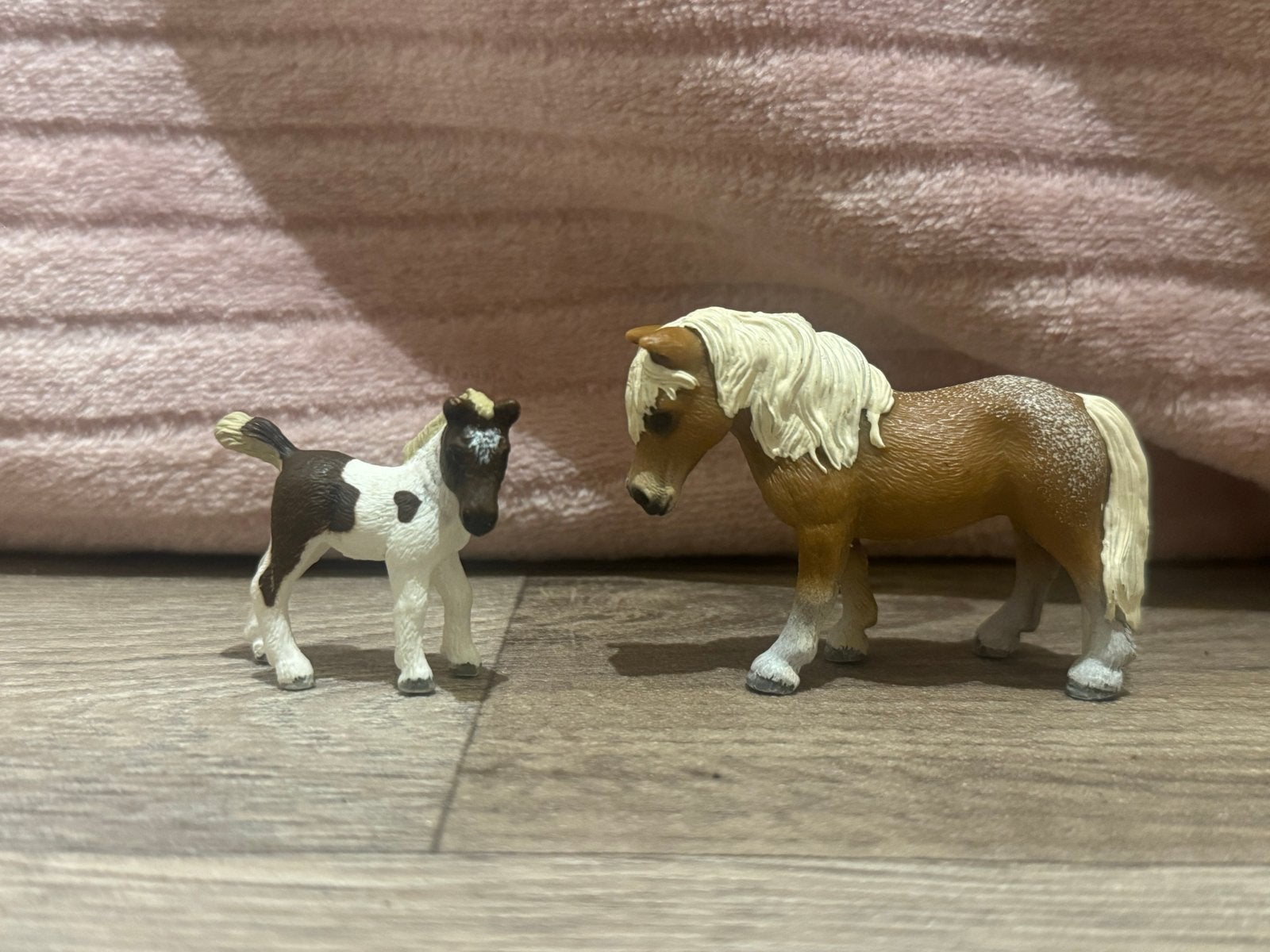 Schleich Falabella paard en veulen set, Ophalen of Verzenden, Zo goed als nieuw