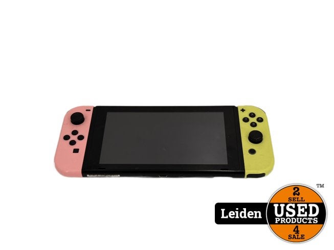 Nintendo Switch V2 (2019) - Roze/Geel, Spelcomputers en Games, Spelcomputers | Nintendo Switch, Gebruikt