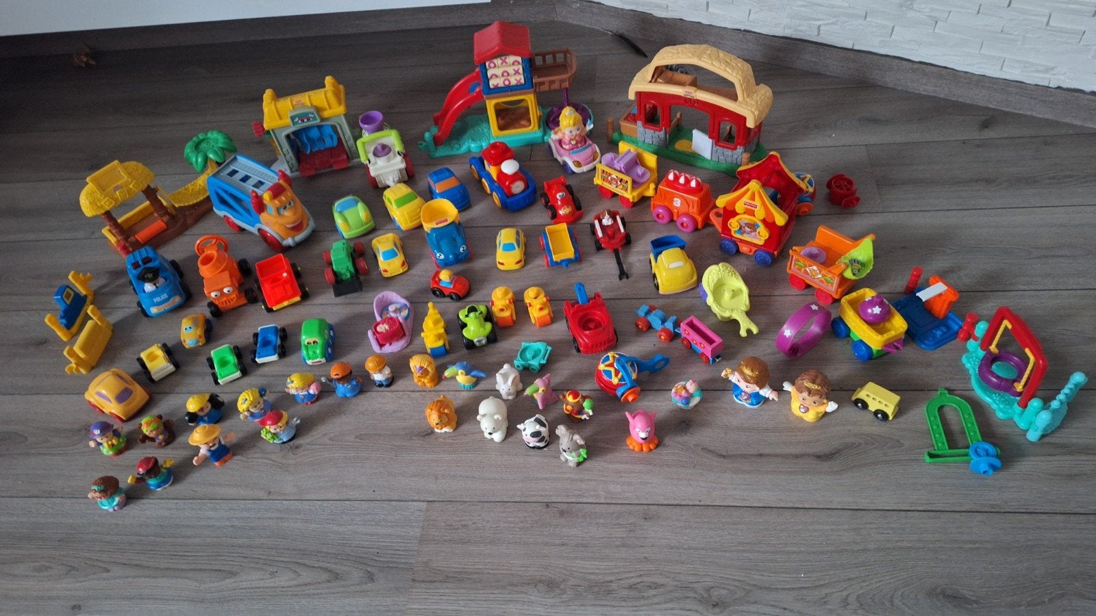 los peuterspeelgoed, Ophalen