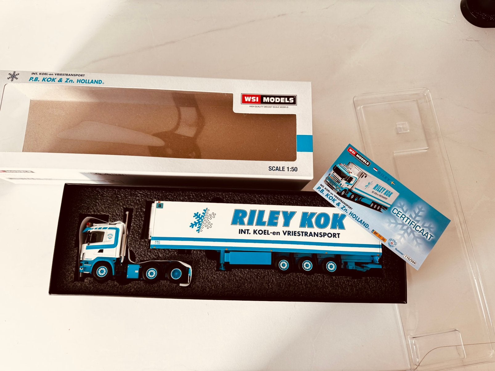 WSI Riley Kok 115/300, Hobby en Vrije tijd, Modelauto's | 1:87, Ophalen, Zo goed als nieuw, Bus of Vrachtwagen, Overige merken