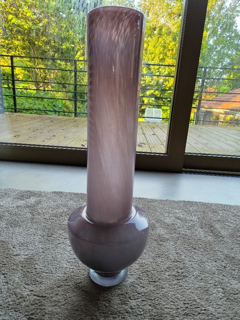 Dutz Vaas, Ophalen, 58 cm, Paars, Glas