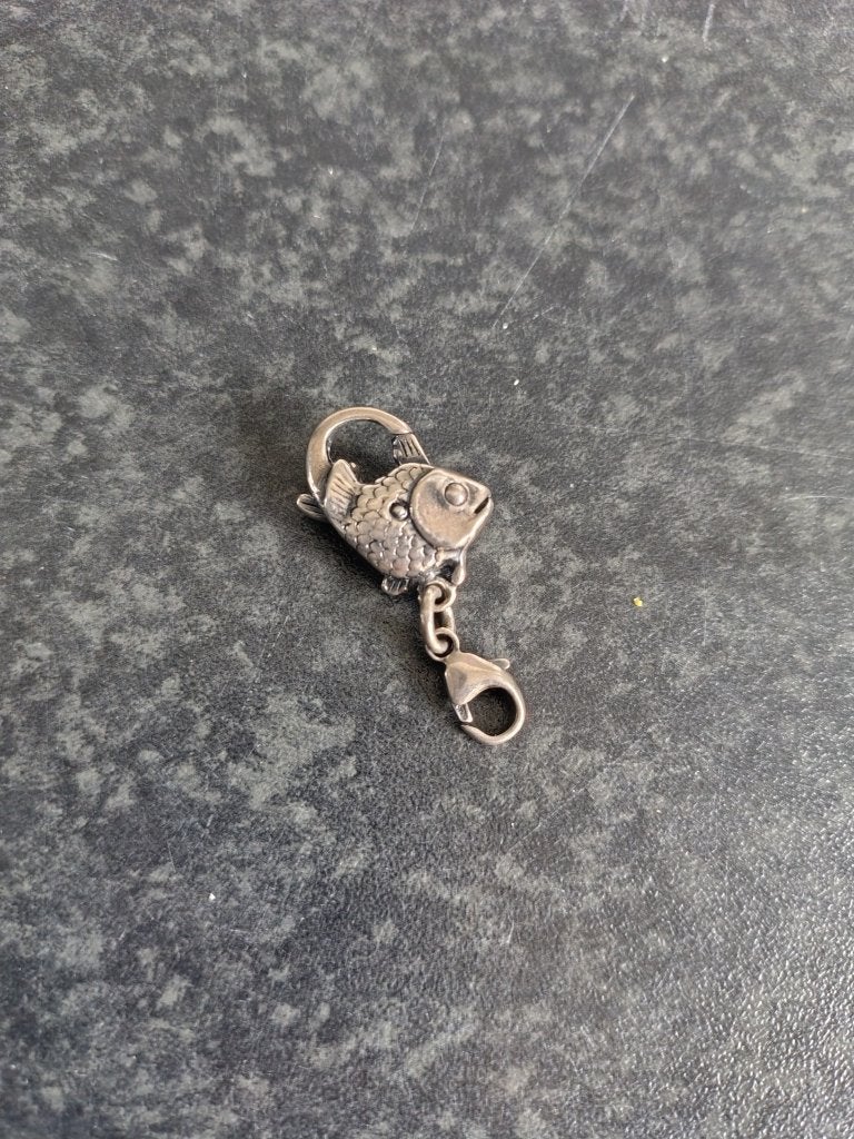 trollbeads grote vis slot, Ophalen of Verzenden, Zo goed als nieuw, Zilver, Trollbeads
