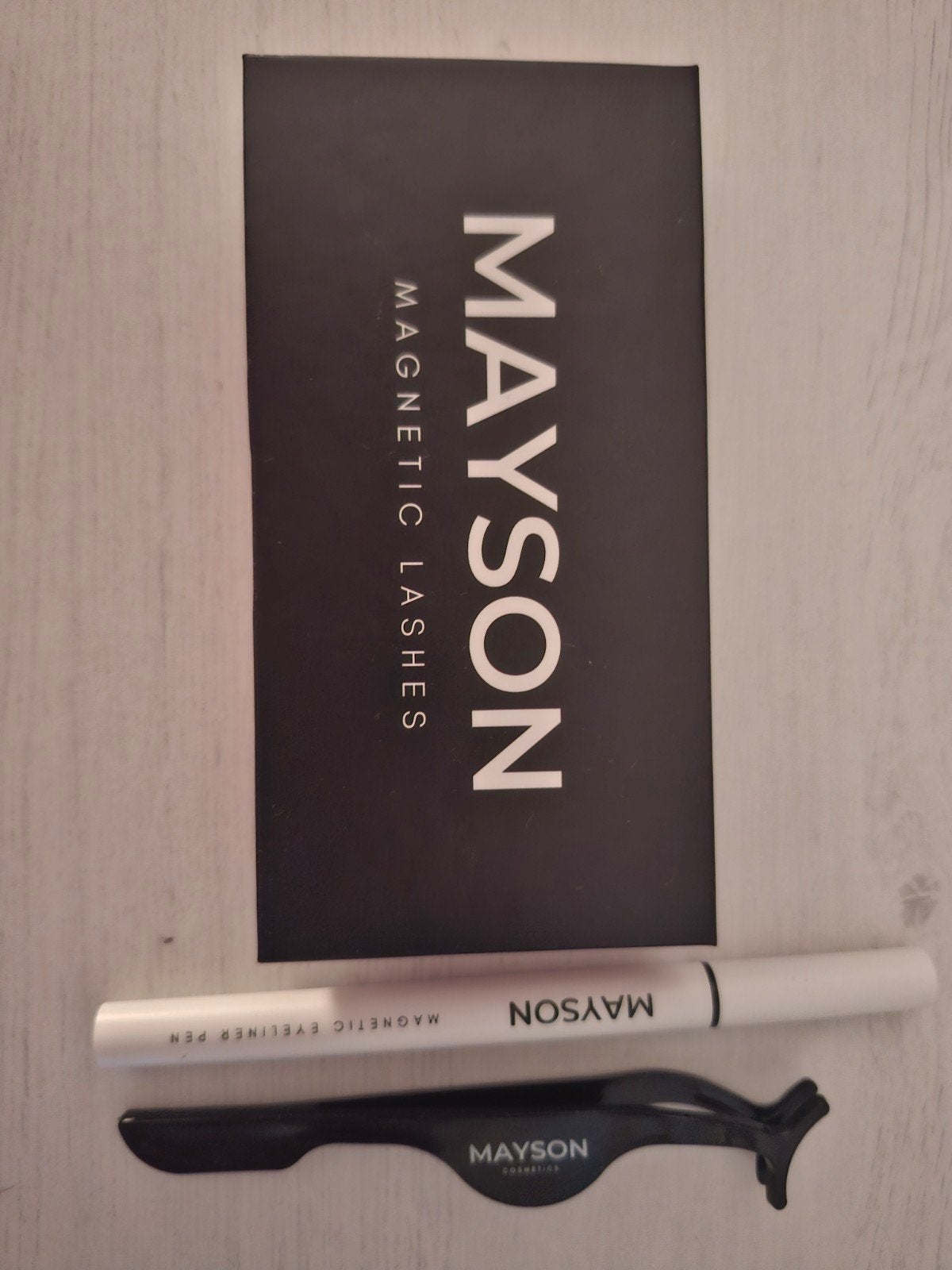 Mayson magnetische wimpers incl. toebehoren, Ophalen, Zo goed als nieuw