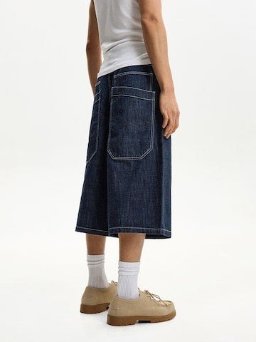 Bershka oversized baggy denim jorts bermuda shorts 38 NIEUW, Ophalen of Verzenden, Nieuw, Blauw, W36 - W38 (confectie 52/54)