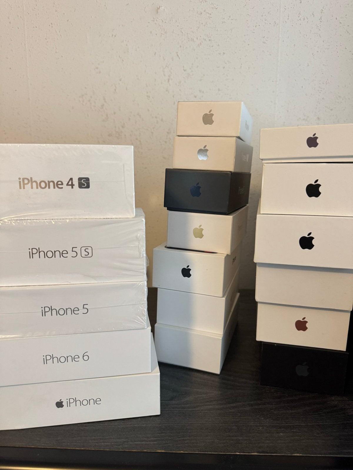 Partij iPhone doosjes..in een koop!, Telecommunicatie, Mobiele telefoons | Apple iPhone, Ophalen, Overige modellen, Zwart, Nieuw