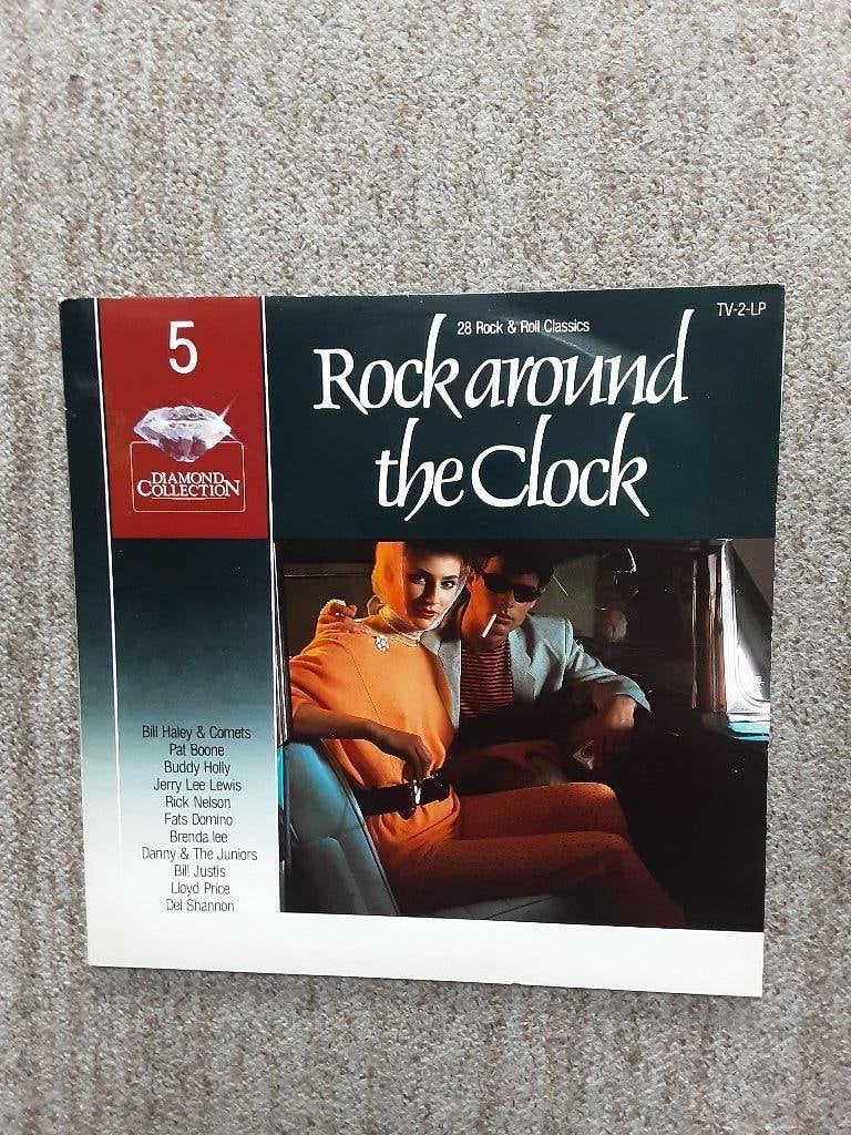 vinyl dubbel lp Rock Around The Clock, Ophalen of Verzenden, Zo goed als nieuw, 12 inch, Complilatie