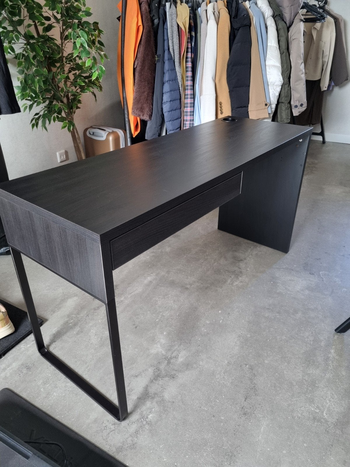 Bureau met stoel, Huis en Inrichting, Ophalen, Rechthoekig, 100 tot 150 cm, 50 tot 100 cm