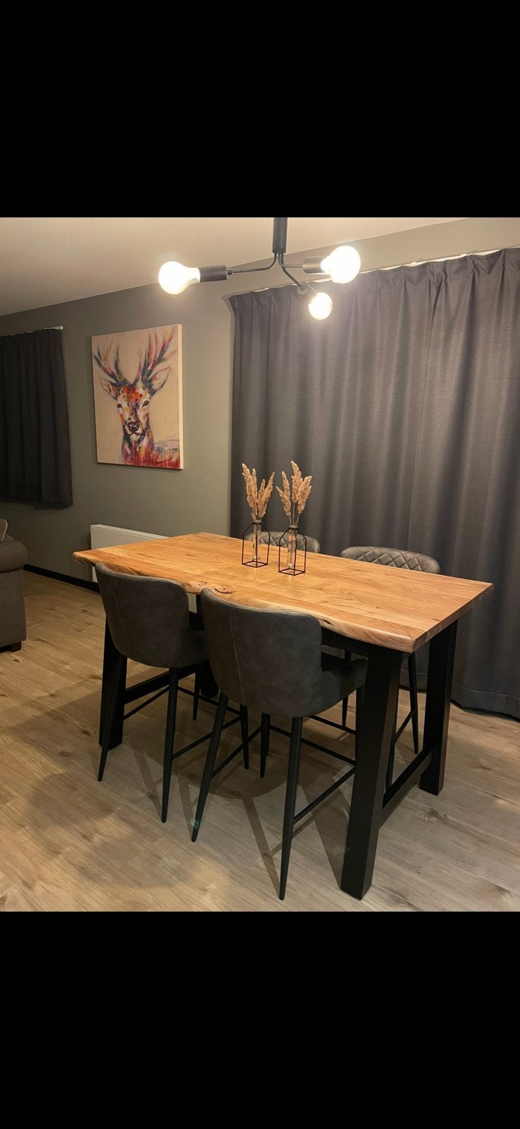 Hanglamp met lampen., Ophalen, Zo goed als nieuw
