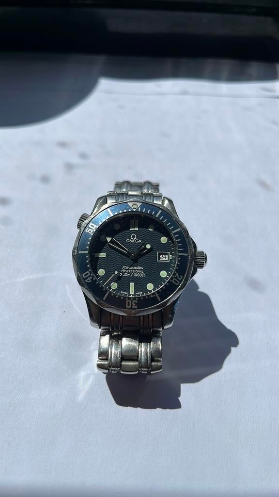 Dames Omega Seamaster Profesional 36 mm. Quartz, Staal, Staal, Polshorloge, Zo goed als nieuw
