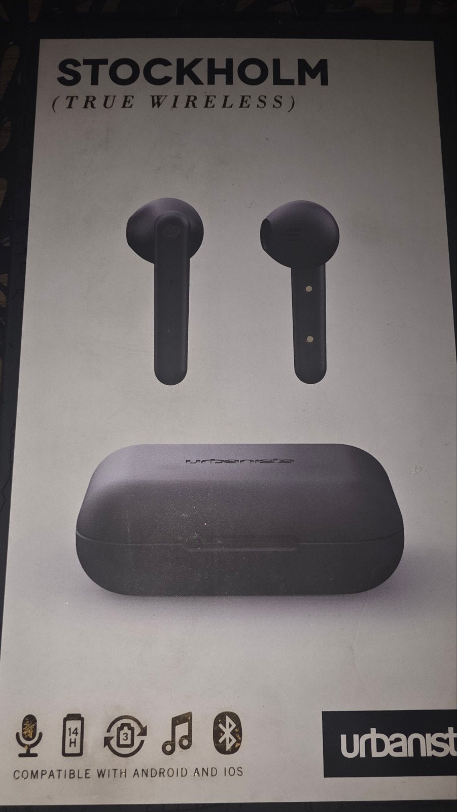 Urbanista Stockholm True Wireless Oordopjes Zwart, Ophalen of Verzenden
