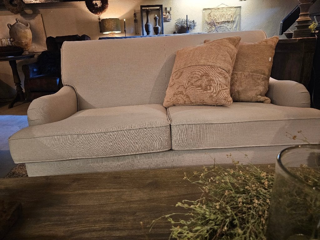 SHOWBANK en FAUTEUIL in SALE bij ALTIJD IETS MOOIS, ELEGANT, CHIQUE, LANDELIJK, 150 tot 200 cm, 75 tot 100 cm, Ophalen of Verzenden