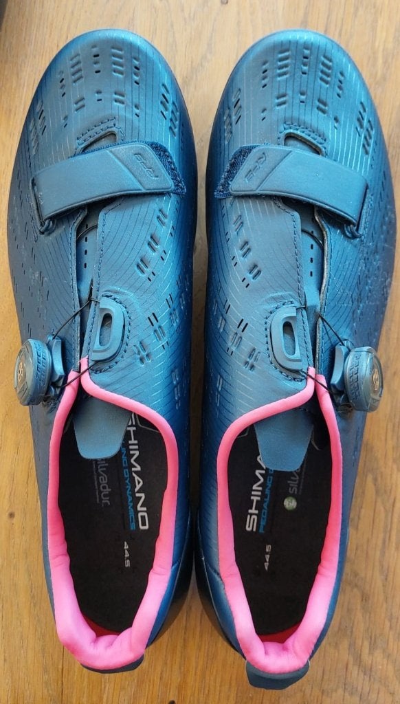 Shimano fietsschoenen maat 44.5, Ophalen of Verzenden, Zo goed als nieuw, Schoenen