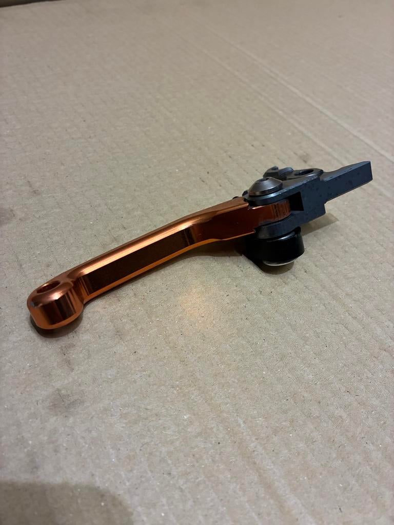 Oranje geanodiseerde flex remhendel KTM SX SXF EXC 2005-2013, Motoren, Ophalen of Verzenden
