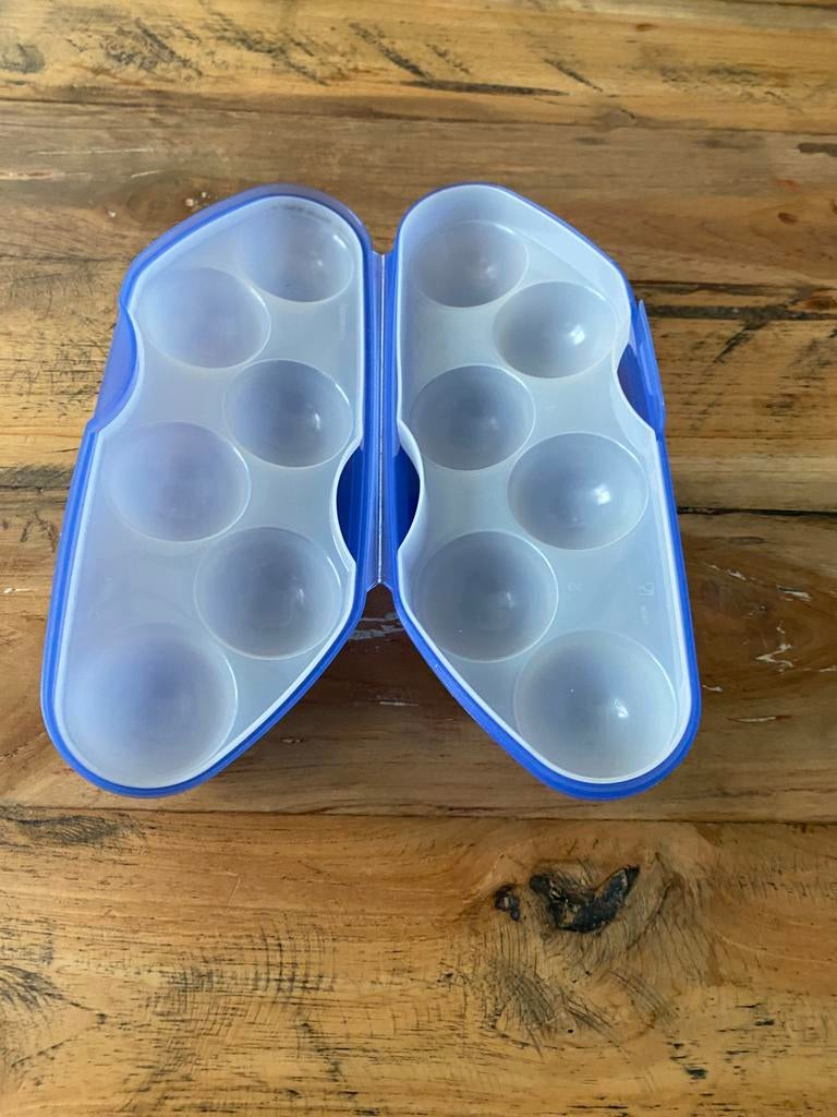 Tupperware eierdoos, Huis en Inrichting, Ophalen of Verzenden, Blauw, Overige typen