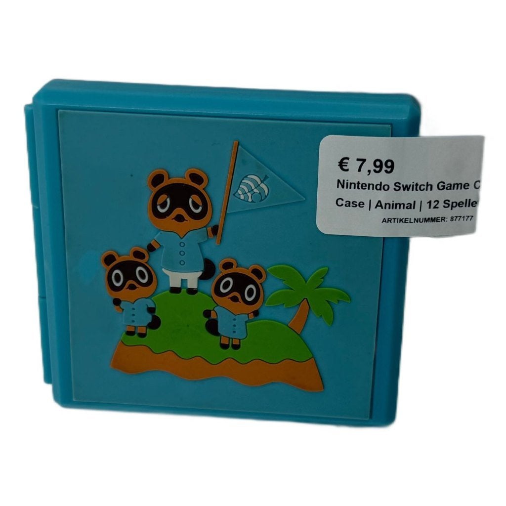 Nintendo Switch Game Card Case | Animal | 12 Spelletjes, Dordrecht@usedproducts.nl, 1 speler, Ophalen of Verzenden, Zo goed als nieuw