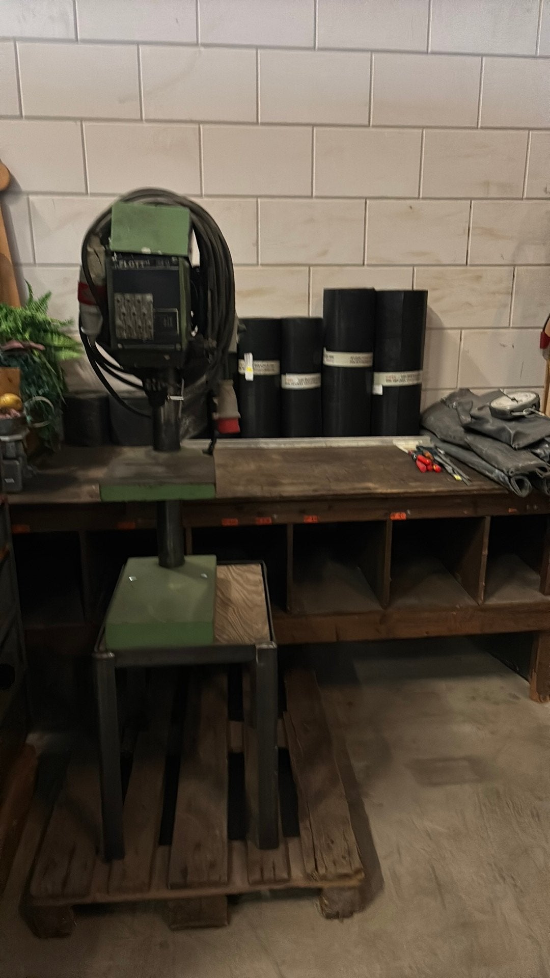 kolomboormachine 380V, Doe-het-zelf en Verbouw, Gereedschap | Boormachines, Ophalen, Gebruikt, 400 tot 600 watt, Kolomboormachine