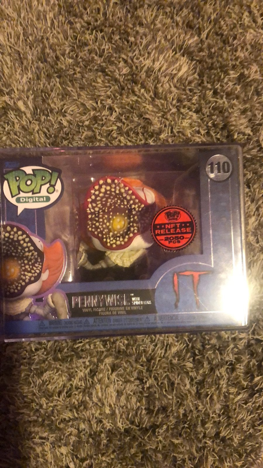 Funko pop Pennywise with legs nft, Ophalen of Verzenden, Zo goed als nieuw