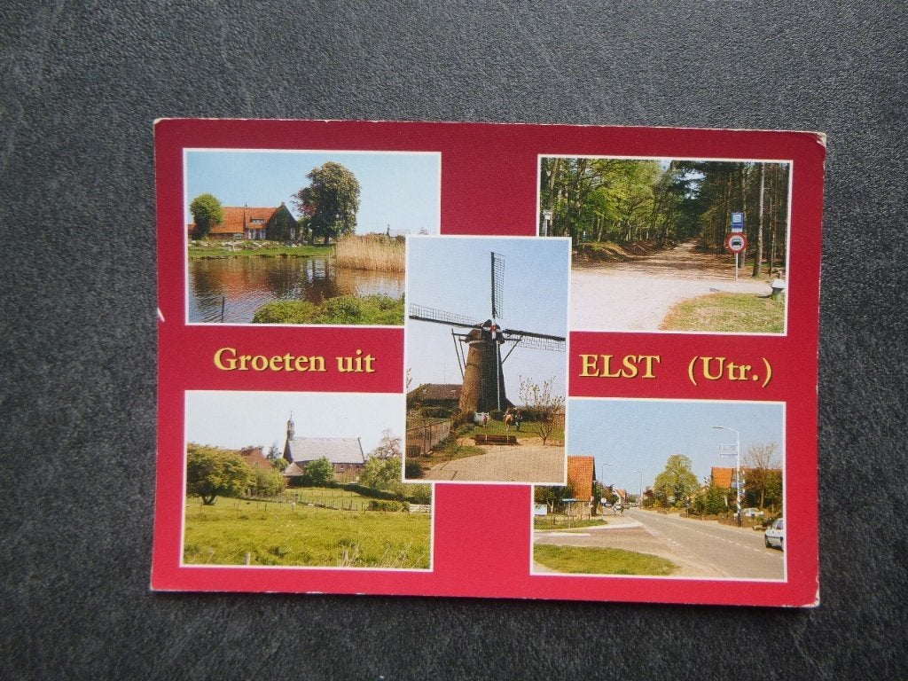 Elst, groeten uit, molen, Verzamelen, Verzenden, 1980 tot heden, Gelopen, Gelderland