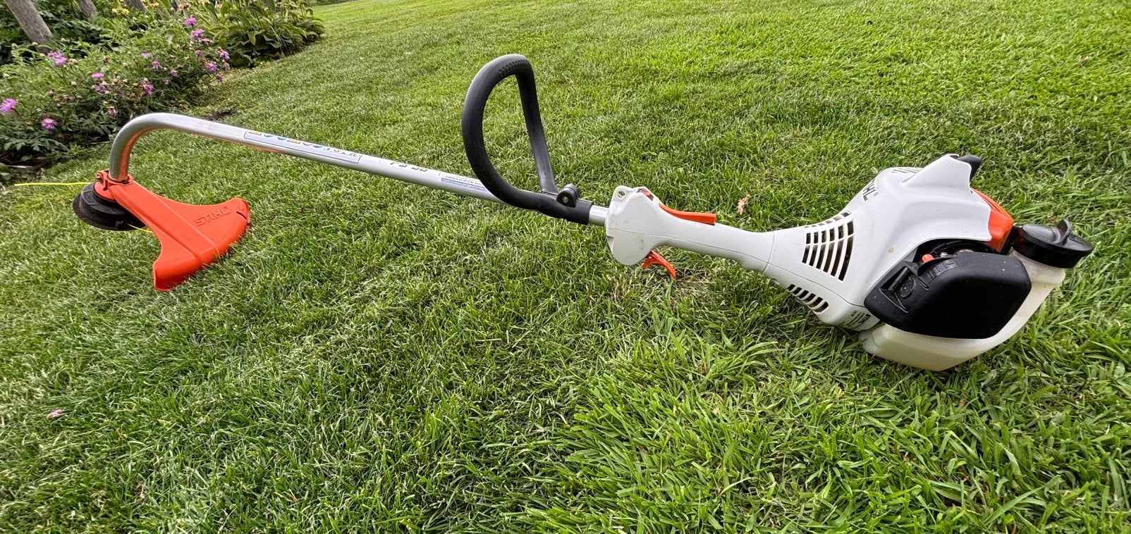 Stihl FS38 Grastrimmer + Stihl BG56 Bladblazer, Ophalen, Zo goed als nieuw, Benzine