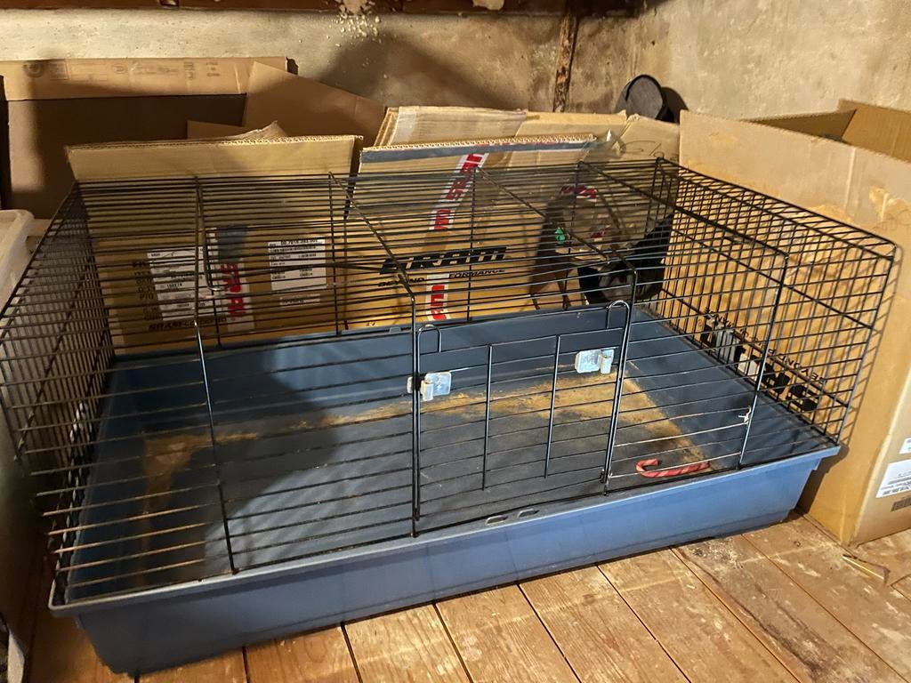 Konijnenhok - gebruikt, Dieren en Toebehoren, Knaagdieren en Konijnen | Hokken en Kooien, Ophalen, Zo goed als nieuw, Hok, Minder dan 60 cm