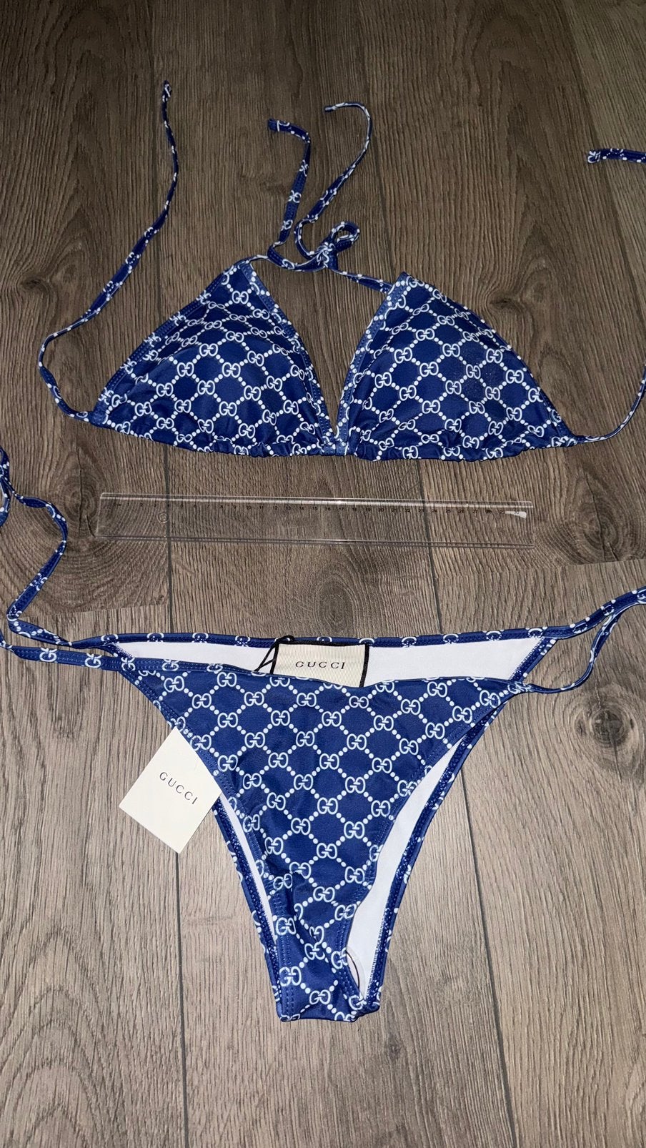 Blauwe bikini gucci, Kleding | Dames, Ophalen of Verzenden, Nieuw, Blauw, Bikini